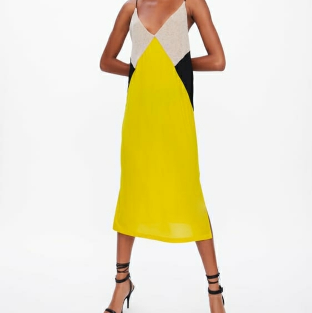 ZARA color block dress